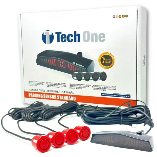 Sensor de Estacionamento Tech One Standard (4 sensores)
